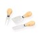 Cheese Wooden Forks &amp; Knifes 3 Pieces