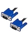 Generic Male To Male VGA Computer Monitor Cable Black/Blue