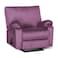 In House Velvet Rocking Recliner Chair - Light Purple - H1