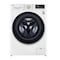 LG 10.5 Kg/7 Kg Washer Dryer, Front Load, White, F4V5RGP0W, Direct Drive Motor 1400 RPM, 14 Programmers