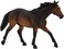 Animal Planet Mojo Quarter Horse Sooty Bay Toy Figure