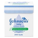 Buy Johnsons Baby Pure Cotton 200 Buds in UAE