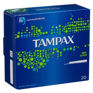 Tampax Super Tampons 20 Piece