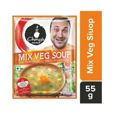 Ching&#39;s Secret Mix Vegetable Soup, 55g