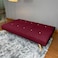 In House Aimar 2 In 1 Sofabed Velvet Upholstered - Burgundy