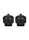 Generic - 2-Piece DSLR Camera Flash Shoe Mount Set 3cm Black