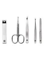 Buy Xiaomi 5-Piece Stainless Steel Nail Clipper Set Silver in UAE