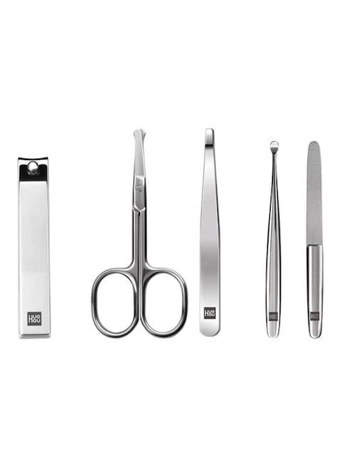 Xiaomi 5-Piece Stainless Steel Nail Clipper Set Silver