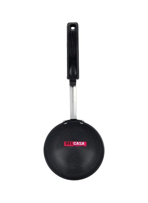 Delcasa Aluminum Anodized Tadka Pan Black/Silver 11cm