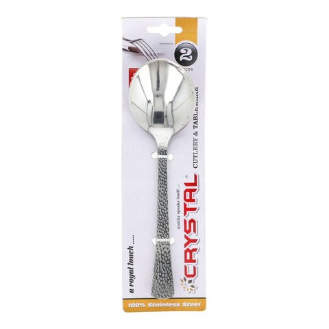 Crystal Hammer Serving Spoon 2 pcs