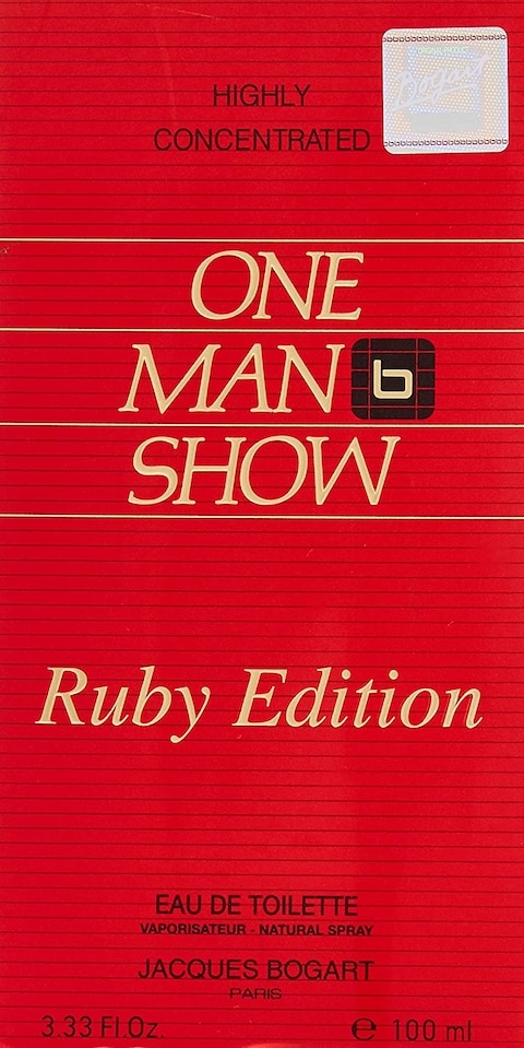 Jacques Bogart One Man Show Ruby Edition Men Eau De Toilette - 100ml