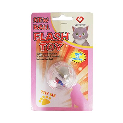 flashing cat ball