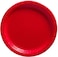 Party Time 12-Pieces 9" Red Paper Plate Disposable Tableware for Wedding Birthday Anniversary Themed Party Occasion Party Supplies