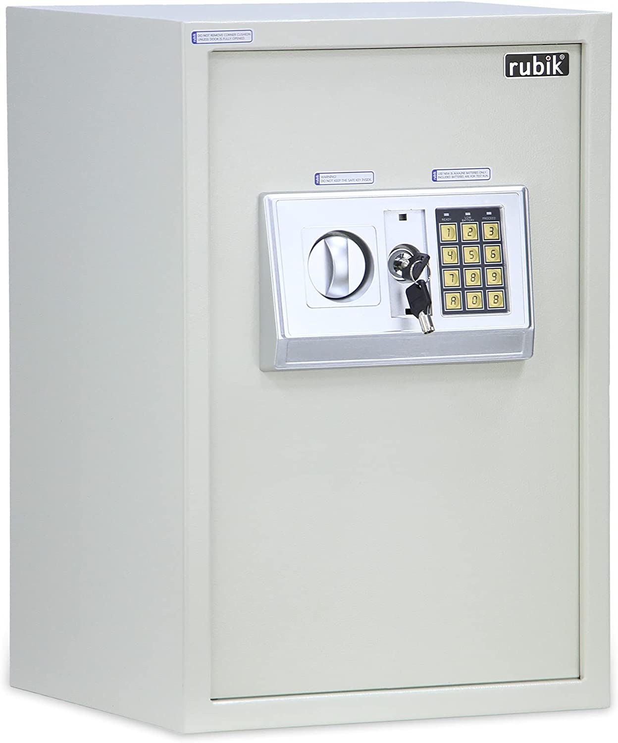Buy Rubik Safe Box Large with Digital Combination Lock and keys, Fire ...