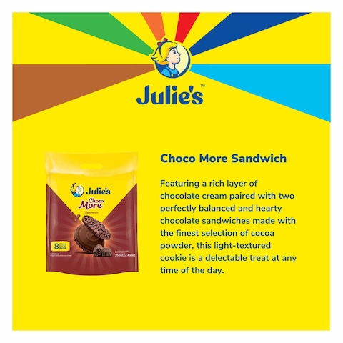 Julie&#39;s Chocolate More Sandwich Cookies 352g