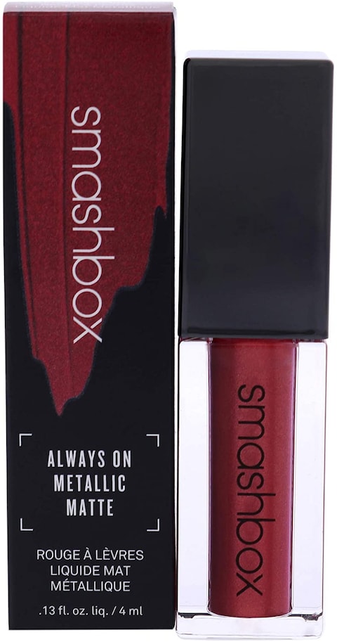 Smashbox Always On Metallic Matte Liquid - Hot Damn For Women 0.13 Oz Lipstick