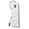 Belkin 6-Outlet Surge Protection Strip with USB &amp; Power Cord (2 m)