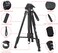 DMK Power DMK-T800 II Tripod 63.7 inch/162cm 2 in 1 Tripod and Monopod Lightweight Portable Camera aluminum Tripod for Canon Nikon Sony Olympus SLR/DSLR with carrying bag