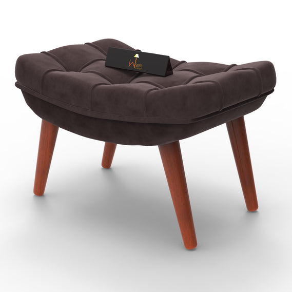 Premium Soft Comfortable Cushion Footrest Stool