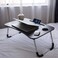 LINGWEI Laptop Table Laptop Desk Lap Tray Computer Desk Study Table Foldable Portable Laptop Bed Table Reading Table computer desk laptop desk Black