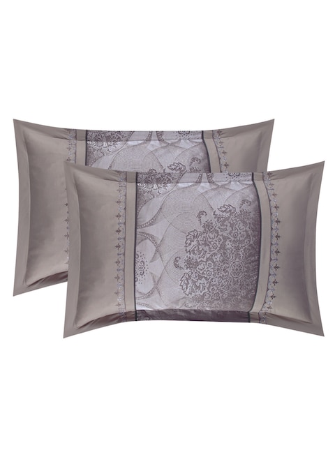 STARGOLD Comforter Set Extra Soft Lace Jacquard Comforter King Size Microfiber Printed 8 Pieces Set