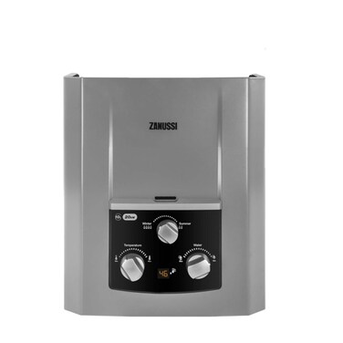 سخان مياه زانوسي غاز - 6 لتر - فضي - ZYG06113WL