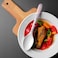 Royalford 18.5 Cm Melamineware Dessert Spoon- Rf11789 Stylish, Light-Weight And 100% Food-Grade Suitable For Dining Table, Home And Restaurant Dishwasher-Safe And Chip-Resistant White And Pink