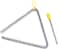 Mike Music 5.5 Inch Musical Steel Triangle Percussion Instrument With Striker
