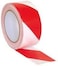 Hazard Warning Tape, 3" x 100 yards Red and White Non-Adhesive Barrier Tape, Caution Safety Barricade Construction Tape for Danger/Hazardous Areas
