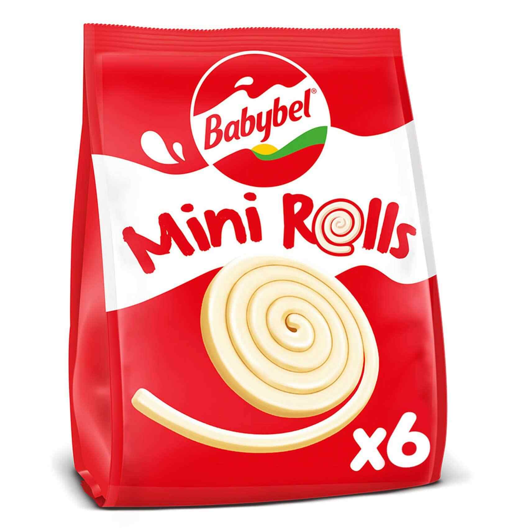 Buy Babybel Mini Rolls Cheese Snack High in Protein and Calcium 102g ...