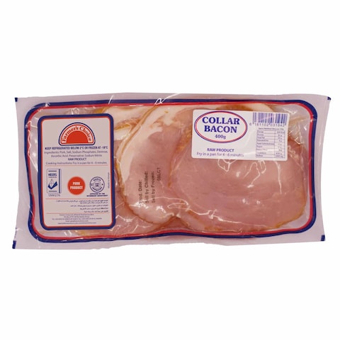 Farmers Choice Collar Bacon 400G