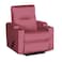 In House Velvet Rocking &amp; Rotating Cinematic Recliner Chair With Cups Holder - Dark Pink - AB08
