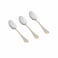 Martina Tea Spoon Silver/Gold 3 PCS