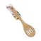 Prestige Basics Wooden Slotted Spoon 14.48x2.79x0.51cm Beige