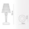 RGB Portable Rechargeable Crystal Table Lamp, Diamond Lamp Multi-Colour Remote Control, Touch Table Light, USB Charging Romantic Acrylic Night Light