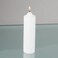 SARVAH-3Pcs Pillar Candle Set - Ivory - Small - 3.75Cm X 12.5 Cm