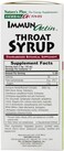 Nature's Plus Herbal Actives Immun Actin Throat Syrup 4 Oz