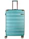 Senator Brand Hardside 3 Piece Set of 4 Wheel Spinner Luggage Trolley in Green Color A5125-3_GRN