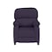 In House Velvet Classic Recliner Chair - Dark Purple - NZ71