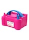 Generic Multifunctional Electric Balloon Pump Pink/Blue 195X155X125mm