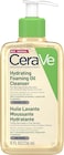 Cerave Hydrating Foaming Oil Cleanser For Normal To Very Dry Skin With Squalane, Triglyceride And 3 Essential Ceramides (For Face And Body), Clear, 236ml