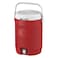 Cosmoplast Keep Cold Water Cooler Jar With Tape Large Red/White