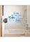 Spoil Your Wall Sprinkle Clean Water Bathroom Wall Sticker Blue