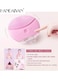Handaiyan Silicon Facial Cleansing Electric Brush, Pink