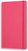 Collins Debden Clementine A5 Slim Pink Ruled Notebook - Flexible Notebook Journal with Soft Touch Leathergrain Cover, 210x126mm