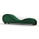 In House Romantic Chaise Longue Luxury And Romantic Design Sofa With Bed Mode Solid Pattern Of Velvet Fabric - Dark Green