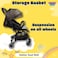 Lovely Baby Light Weight Baby Stroller LB 6655, Foldable Pram For Travelling Easy Carry - Brown