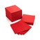 Cocktail Paper Napkins Red 2 Ply 40x40cm Size - Beverage Bar Napkins Linen Like Square Napkins Eco Friendly &amp; Compostable Everyday Use, Party or Wedding 50 Pieces.