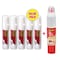 3M Scotch Permanent Glue Stick White 20g 5 PCS and Clear Glue with 2-Way Applicator Clear