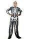 Fortnite Inspired Hooded Skeleton Boy Costume M